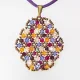 Symphony - Malvina Oval-Purple Suedine - 2